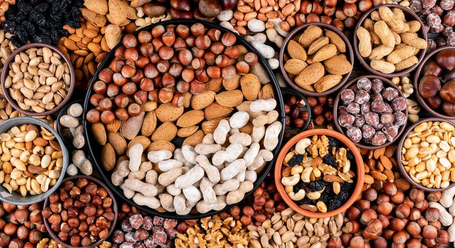 A variety of nuts with positive effects on male strength