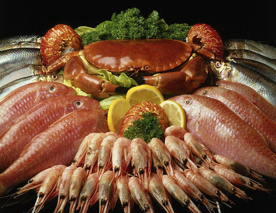 A storehouse of seafood vitamins to improve male potency